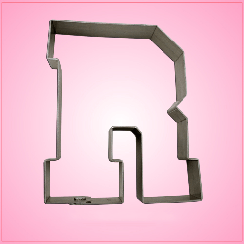 Varsity Letter R Cookie Cutter 
