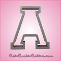 Varsity Letter A Cookie Cutter 