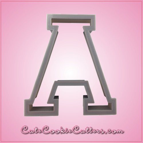 Varsity Letter A Cookie Cutter 