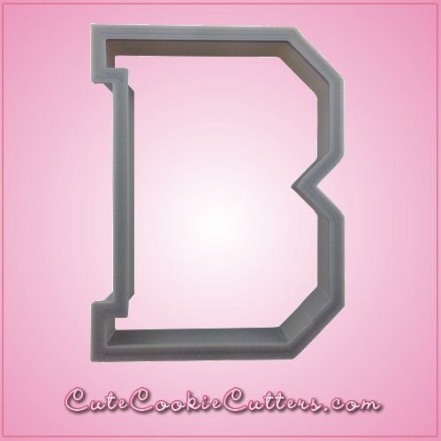 Varsity Letter B Cookie Cutter 