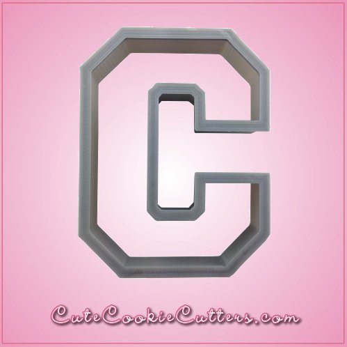 Varsity Letter C Cookie Cutter 