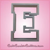 Varsity Letter E Cookie Cutter 