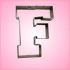 Varsity Letter F Cookie Cutter 