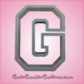 Varsity Letter G Cookie Cutter 