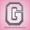 Varsity Letter G Cookie Cutter 