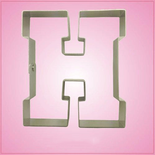 Varsity Letter H Cookie Cutter Online Baking Store