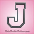 Varsity Letter J Cookie Cutter 