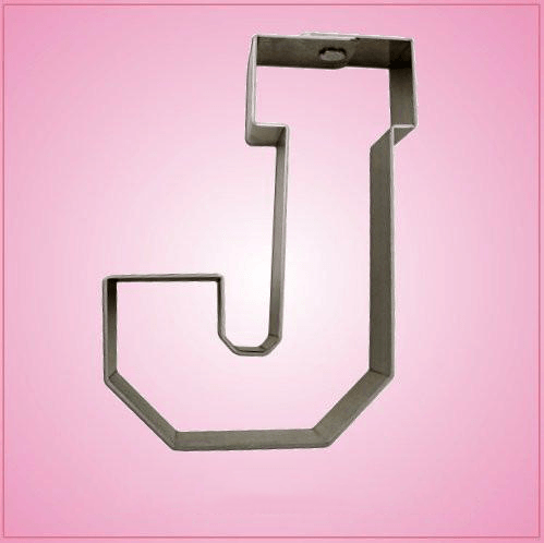 Varsity Letter J Cookie Cutter 