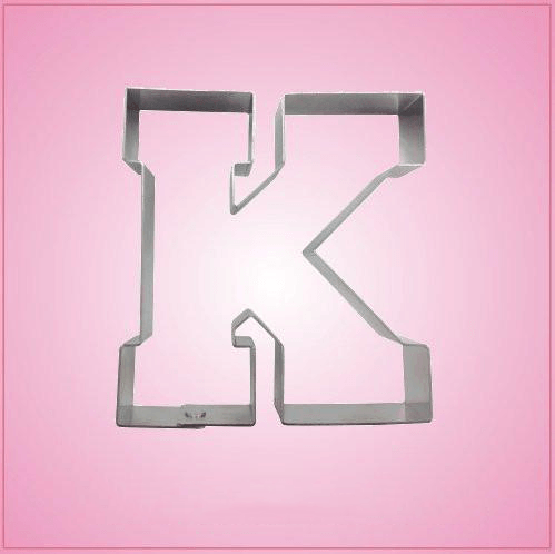 Varsity Letter K Cookie Cutter 