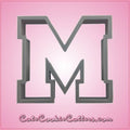 Varsity Letter M Cookie Cutter 