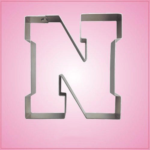 Varsity Letter N Cookie Cutter 