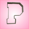 Varsity Letter P Cookie Cutter 