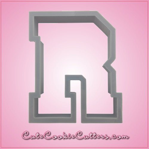 Varsity Letter R Cookie Cutter Cheap Cookie Cutters Store