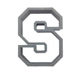 Varsity Letter S Cookie Cutter Cheap Cookie Cutters