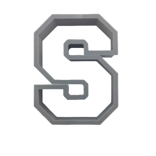 Varsity Letter S Cookie Cutter Cheap Cookie Cutters