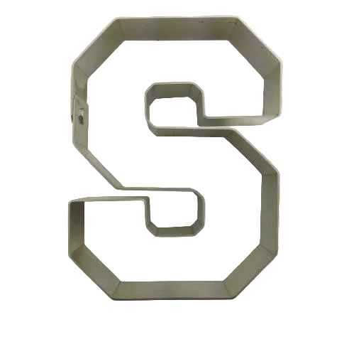 Varsity Letter S Cookie Cutter 
