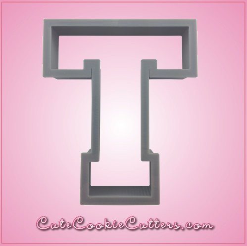 Varsity Letter T Cookie Cutter 