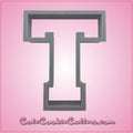 Varsity Letter T Cookie Cutter 