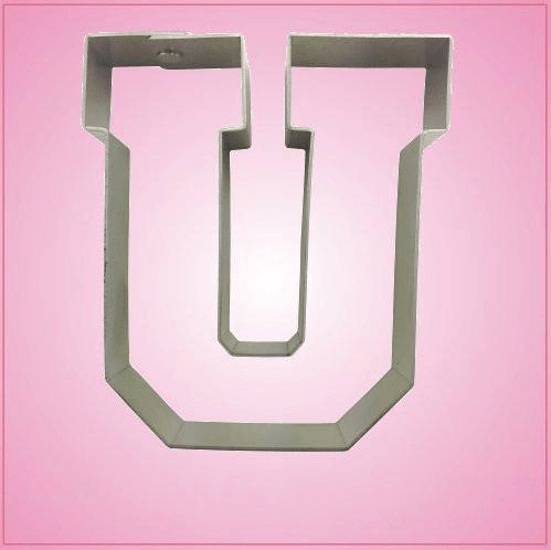 Varsity Letter U Cookie Cutter 