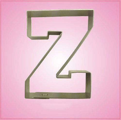 Varsity Letter Z Cookie Cutter 