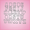 Varsity Letter Cookie Cutter Set 