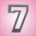 Varsity Number 7 Cookie Cutter 