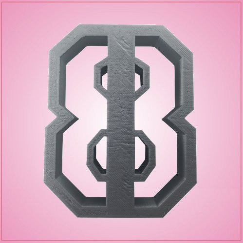 Varsity Number 8 Cookie Cutter 