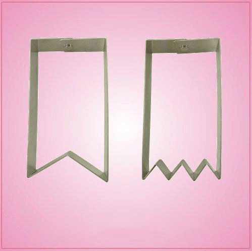Vertical Banner Cookie Cutter Set 
