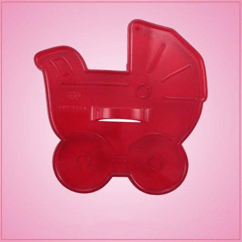 Vintage Style Baby Carriage Cookie Cutter 