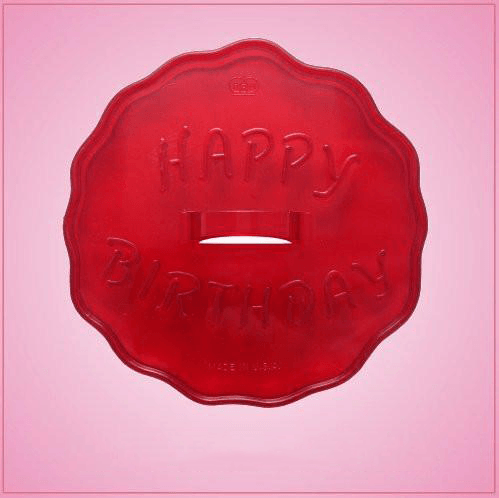 Vintage Style Happy Birthday Cookie Cutter 