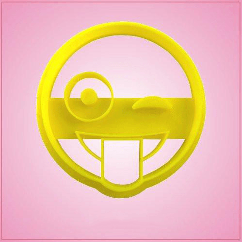 Winky Tonguey Emoji Cookie Cutter 