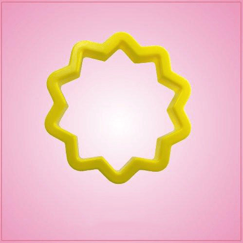 Yellow 10 Pointed Star Cookie Cutter 