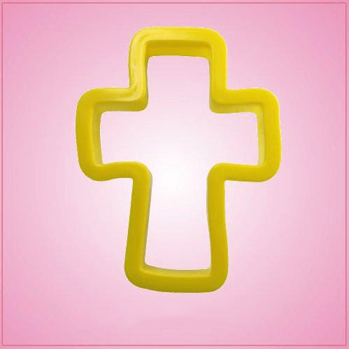 Yellow Cross Cookie Cutter 
