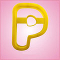 Yellow Letter P Cookie Cutter 