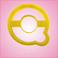 Yellow Letter Q Cookie Cutter 