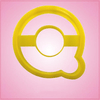 Yellow Letter Q Cookie Cutter 