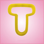 Yellow Letter T Cookie Cutter