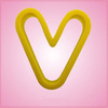 Yellow Letter V Cookie Cutter 