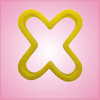 Yellow Letter X Cookie Cutter 