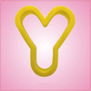 Yellow Letter Y Cookie Cutter 