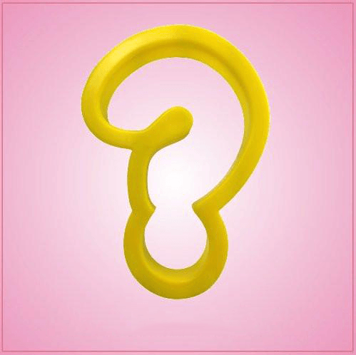 Yellow Question Mark Cookie Cutter 