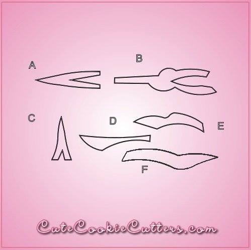 Zebra Stripe Cookie Cutter Set Cheap Cookie Cutter
